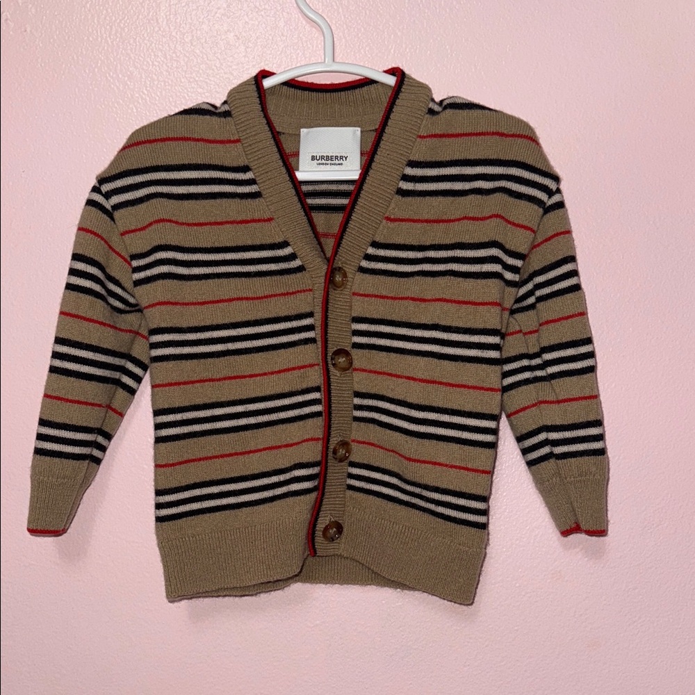 BURBERRY BABY cashmire cartigan